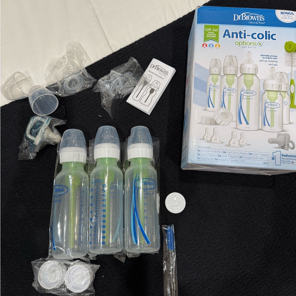 Dr Browns Anti Colic options + baby bottles